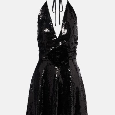 Dolce&Gabbana Sequined Halterneck Minidress