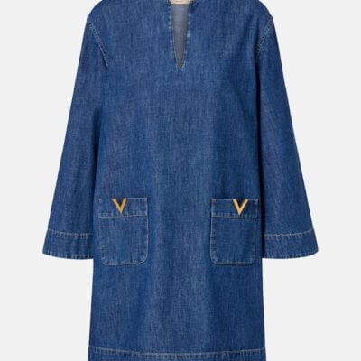 Valentino Vgold Chambray Minidress