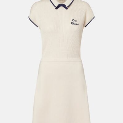 Valentino Chez Valentino Cotton-Blend Minidress