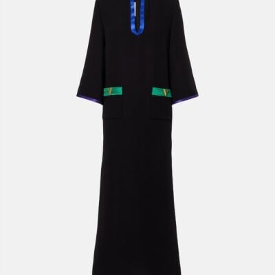 Valentino Vgold Cady Couture Maxi Dress