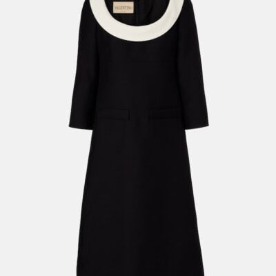 Valentino Crepe Couture Midi Dress