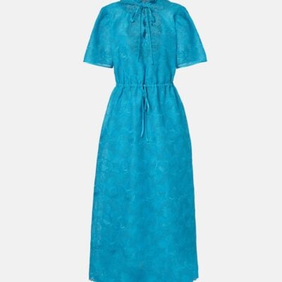 Valentino Cotton Lace Maxi Dress