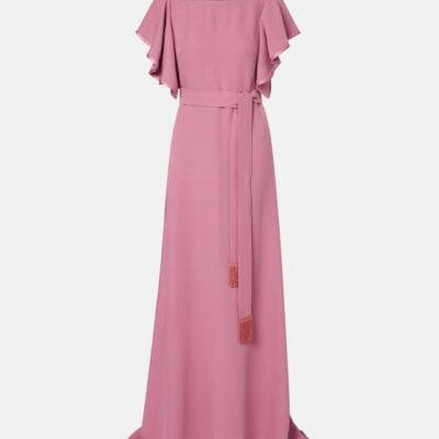 Valentino Cady Couture Embellished Belted Gown