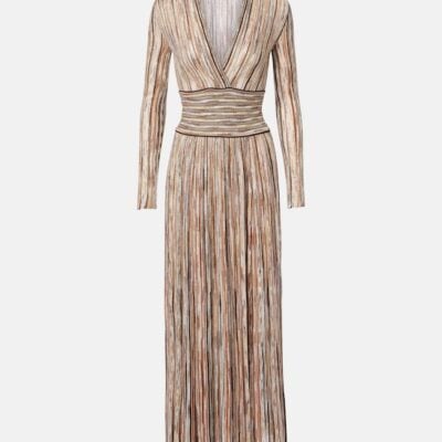 Missoni Sequined Striped Maxi Dress