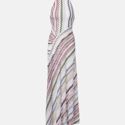 Missoni Zigzag Knitted Maxi Dress