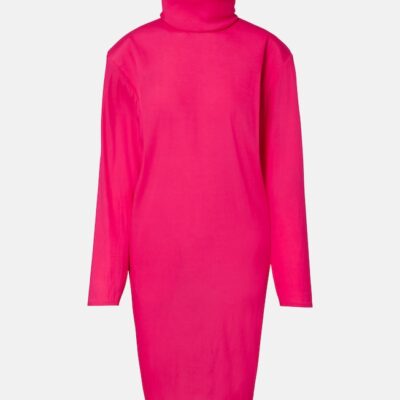 Saint Laurent Silk-Blend Midi Dress