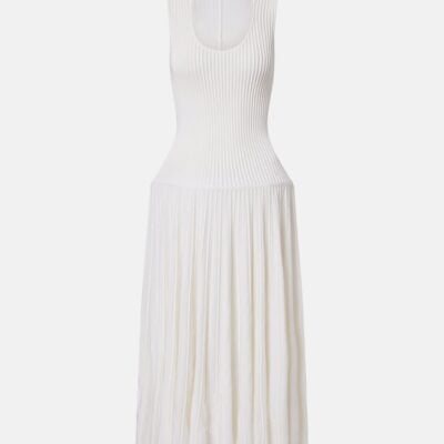 Alaïa Wool-Blend Maxi Dress