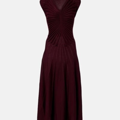 Alaïa Virgin Wool Midi Dress