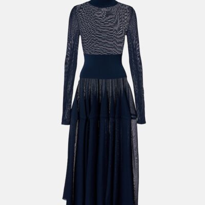Alaïa Sheer Midi Dress