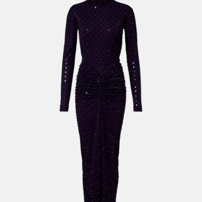 Alaïa Embellished Midi Dress