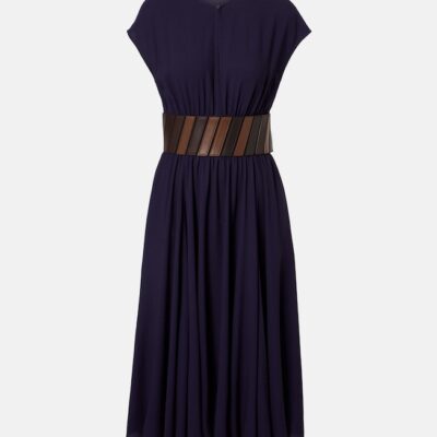 Alaïa Belted Midi Dress