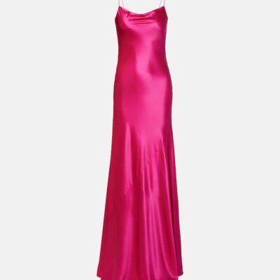 Alaïa Silk Satin Gown