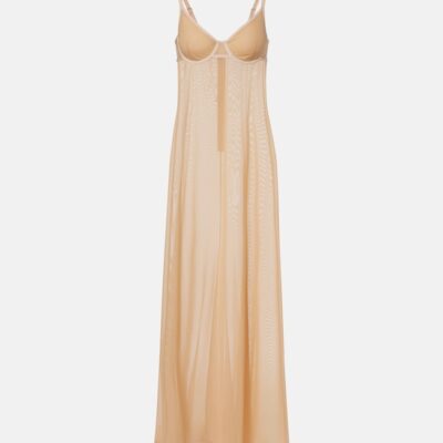Balenciaga Sheer Maxi Dress