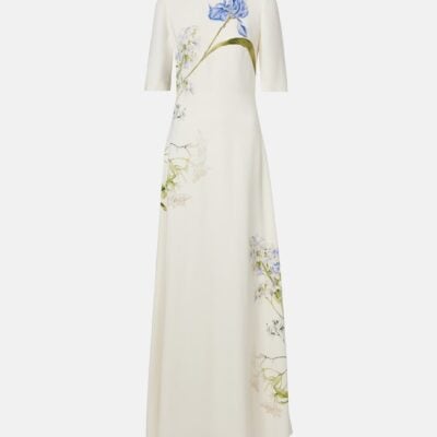 Monique Lhuillier Floral Gown