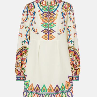 Etro Printed Cotton Minidress