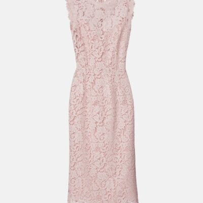 Dolce&Gabbana Cotton-Blend Lace Cocktail Dress