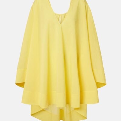 Jacquemus Paysan Cotton-Blend Poplin Minidress