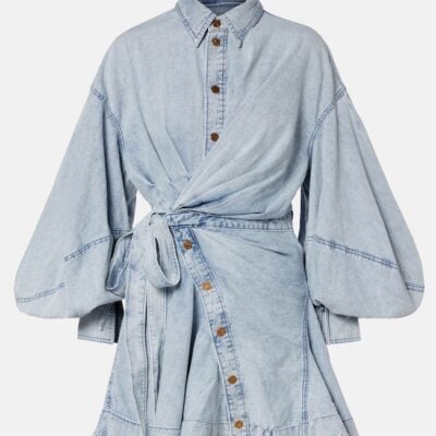 Zimmermann Rebellion Denim Minidress