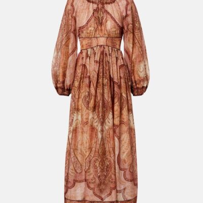 Zimmermann Wanderlust Printed Midi Dress