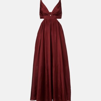 Zimmermann Wanderlust Cutout Silk Maxi Dress