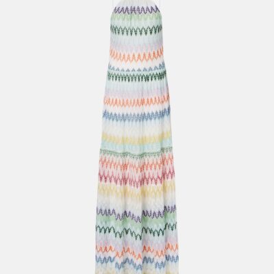 Missoni Halterneck Lamé Maxi Dress