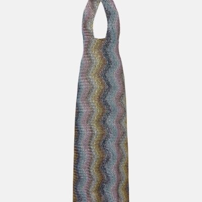 Missoni Cutout Sequined Lamé Gown