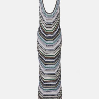 Missoni Striped Lamé Gown