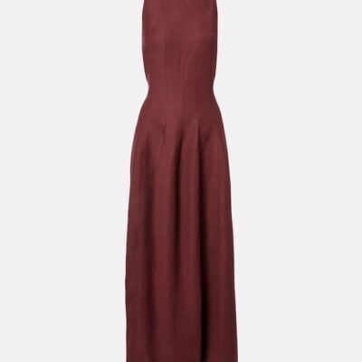 Brunello Cucinelli Striped Midi Dress