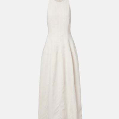 Brunello Cucinelli Cotton And Silk Maxi Dress