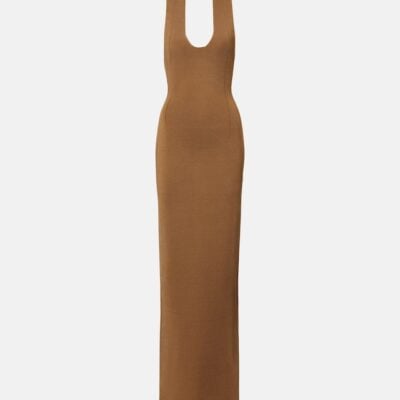 Khaite Mahi Halterneck Maxi Dress