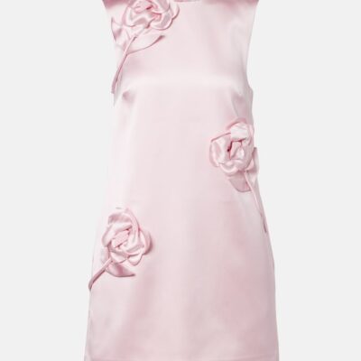Self-Portrait Satin Minidress