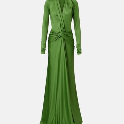Victoria Beckham Draped Maxi Dress