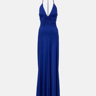 Victoria Beckham Ruched Maxi Dress