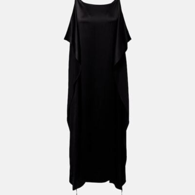 The Row Kylo Ruffled Silk Maxi Dress