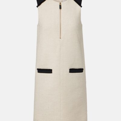 Max Mara Mito Cotton And Linen Midi Dress