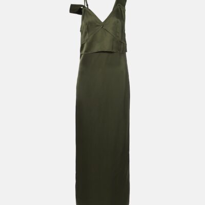 Toteme Deconstructed Satin Slip Dress