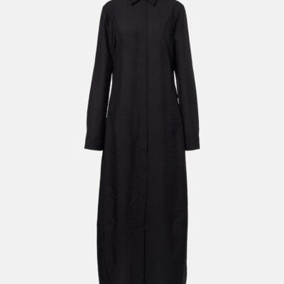 Toteme Silk-Blend Shirt Dress
