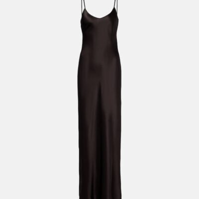 Nili Lotan Cami Silk Charmeuse Slip Dress
