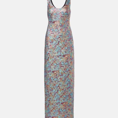Dries Van Noten Brocade Maxi Dress