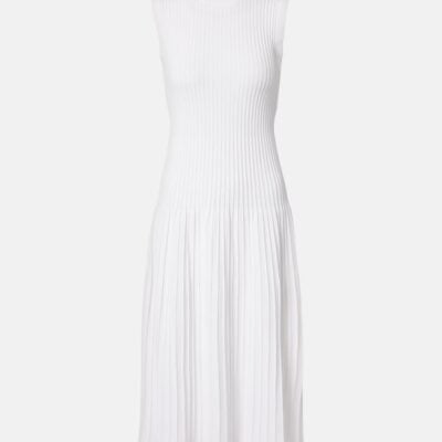 Max Mara Egizio Ribbed-Knit Midi Dress