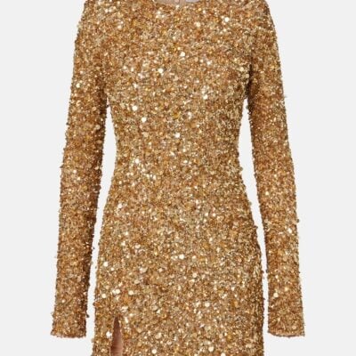 Rachel Gilbert Phillipe Embellished Minidress