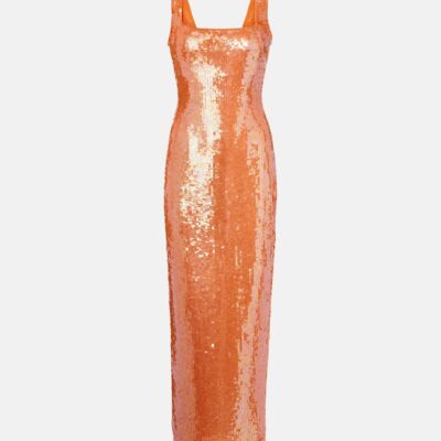 Rachel Gilbert Kayla Sequined Gown