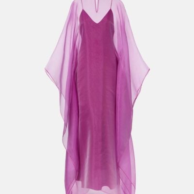 Taller Marmo Sphinx Semi-Sheer Organza Gown