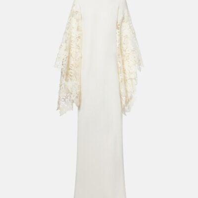 Oscar De La Renta Floral Silk-Blend Kaftan