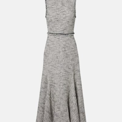 Safiyaa Andrea Tweed Midi Dress