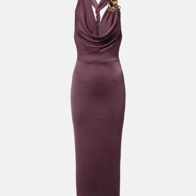 Rebecca Vallance Nala Embellished Midi Dress