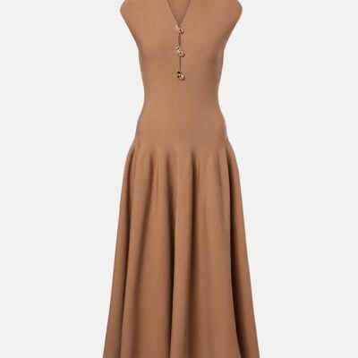Roland Mouret Embellished Midi Dress