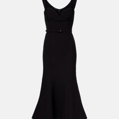 Roland Mouret Belted Corset Dress