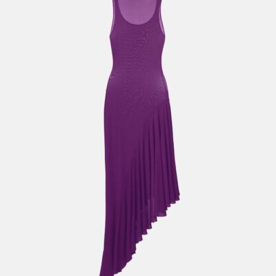 Alaïa Asymmetric Jersey Midi Dress