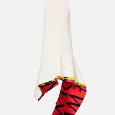 Loewe Asymmetric Printed Minidress